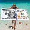 NineFit Basics Microfiber Lightweight Thin Beach Towel Sand Free Quick Dry Super Absorbent Large Towels 55.1x27.5in Swimming Pool Camping Beach Printed Bath Towel (006), STJ-002-15 view 1