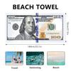 NineFit Basics Microfiber Lightweight Thin Beach Towel Sand Free Quick Dry Super Absorbent Large Towels 55.1x27.5in Swimming Pool Camping Beach Printed Bath Towel (006), STJ-002-15 view 2