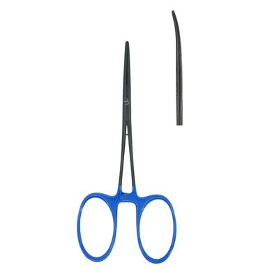 Kingfisher Fishing Accessory Fly Fishing Fat Finger Clamp Forcep Hemostat, Curved