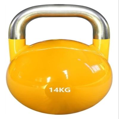 YILIANHUA All-steel Solid Kettlebell For Men And Women, Ergonomically Designed For Total Body Workout And Strength Training (Size: 14KG), 26.4 Pounds