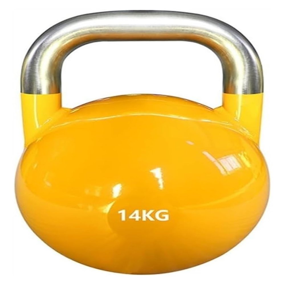 YILIANHUA All-steel Solid Kettlebell For Men And Women, Ergonomically Designed For Total Body Workout And Strength Training (Size: 14KG), 26.4 Pounds