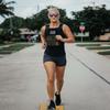 Unbrokenshop SPEED VEST Weighted Vest Woman, Heavy-duty fabrics optimized for running and workouts 15lb sand plates (Navy) view 2