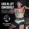 Element 26 Hybrid Leather Weight Lifting Belt for Men & Women - Self locking Adjustable Leather Belt for Powerlifting, Olympic lifting & Functional Fitness - Weight Belt, Squat Belt, Back Support (Black, XX-Large) view 3