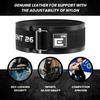 Element 26 Hybrid Leather Weight Lifting Belt for Men & Women - Self locking Adjustable Leather Belt for Powerlifting, Olympic lifting & Functional Fitness - Weight Belt, Squat Belt, Back Support (Black, XX-Large) view 4