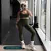 PAVOI ACTIVE Leggings with Pockets | Compressive High Waisted Butt Sculpting Women's Full Length Workout Pants | HiPerform | Small, Silver view 2