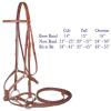 Paris Tack Opulent Series Figure 8 Fancy Stitched Horse Bridle w/Rubber Reins view 2