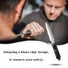 JLEivvi 1 PCS Rubber Martial Art Training Knife Professional Foam Training Weapon Non Sharp Prop Knife for Martial Arts Practice,Costume Party Props(12 inches) view 4