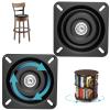 Basysion 2 Pack 7 Inch Heavy Duty Bar Stool Swivel Replacement for Recliner Chair,Seat Swivel Base Bar Stool Swivel Mount Plate,Furniture with Swivel Boat Mount Plate view 1