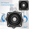 Basysion 2 Pack 7 Inch Heavy Duty Bar Stool Swivel Replacement for Recliner Chair,Seat Swivel Base Bar Stool Swivel Mount Plate,Furniture with Swivel Boat Mount Plate view 4