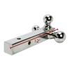 Extreme Max 5001.6532 Solid Shank Tri-Ball Hitch with 1-7/8", 2" & 2-5/16" Balls - Chrome view 4