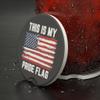 Coasters for Car and Truck Cup Holders 2 Pack Absorbant Soapstone Drink Coasters for Vehicle Cupholders for Men Women (This Is My Pride Flag) view 3