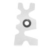 SUNGOOYUE Clear Plastic Pool Billiard Bridge Acrylic Holder for Family, 7 Position Antlers Design view 2