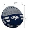 NCAA Nevada, Reno, University of Circle Plushlete Pillow view 3