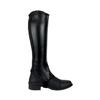AK Side Zip Full Grain Equestrian Leather Horse Riding Half Chaps Real Elastic for Snug Fit AKRS-1977 (Black, XL) view 4
