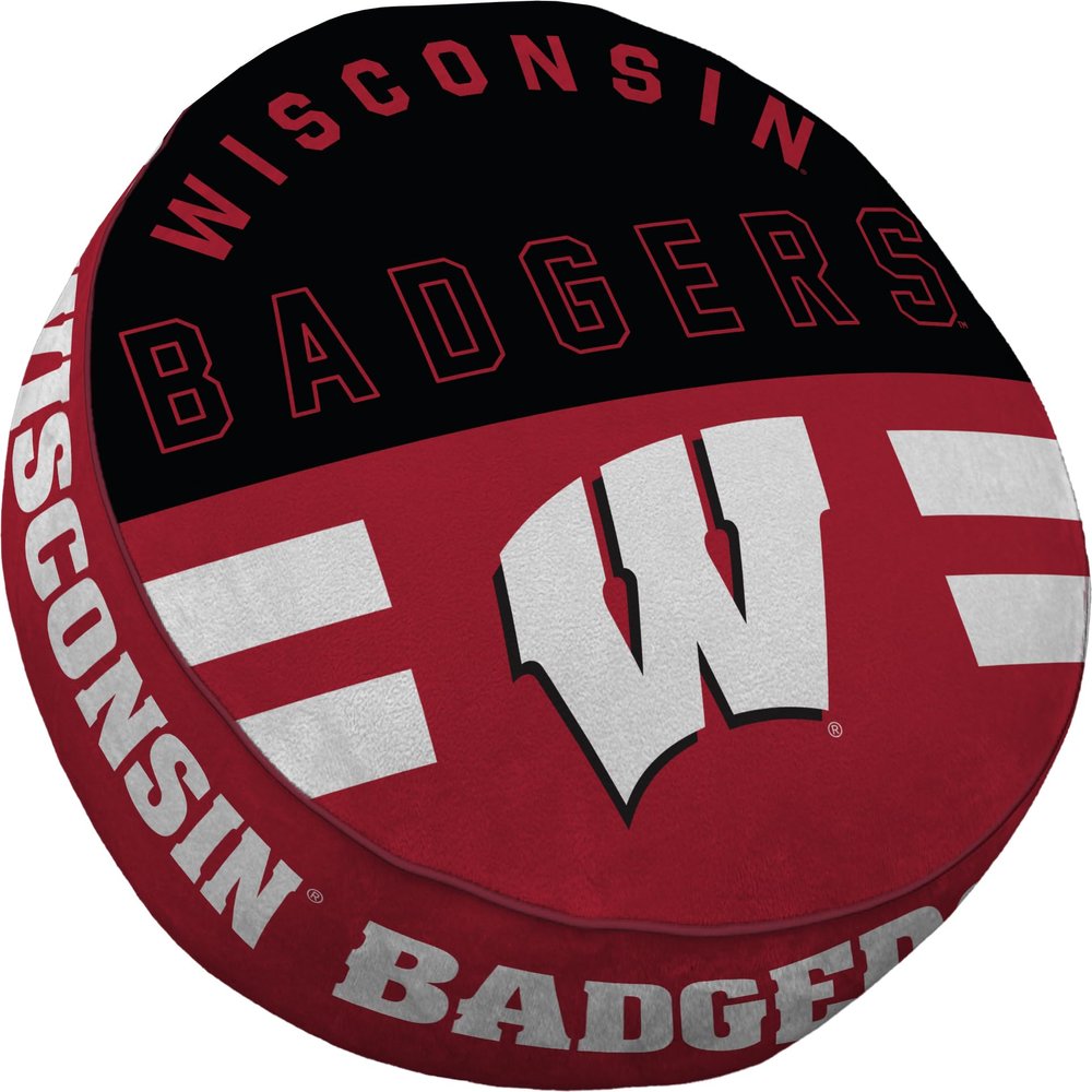 NCAA Wisconsin Badgers Circle Plushlete Pillow