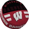NCAA Wisconsin Badgers Circle Plushlete Pillow view 1