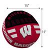 NCAA Wisconsin Badgers Circle Plushlete Pillow view 3