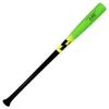 SSK Z Cut Maple Wood Baseball Bat - Made in Japan - Balanced - Durable (Black/Green/Yellow, 32") view 2