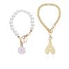 Cup Charms for Stanley Handle- Letter Charms Accessories for Stanley 40 Oz Tumblers Cute Fat Initial Keychain with Diamond Glitter Jewelry Personalized Water Bottle Decorations view 1
