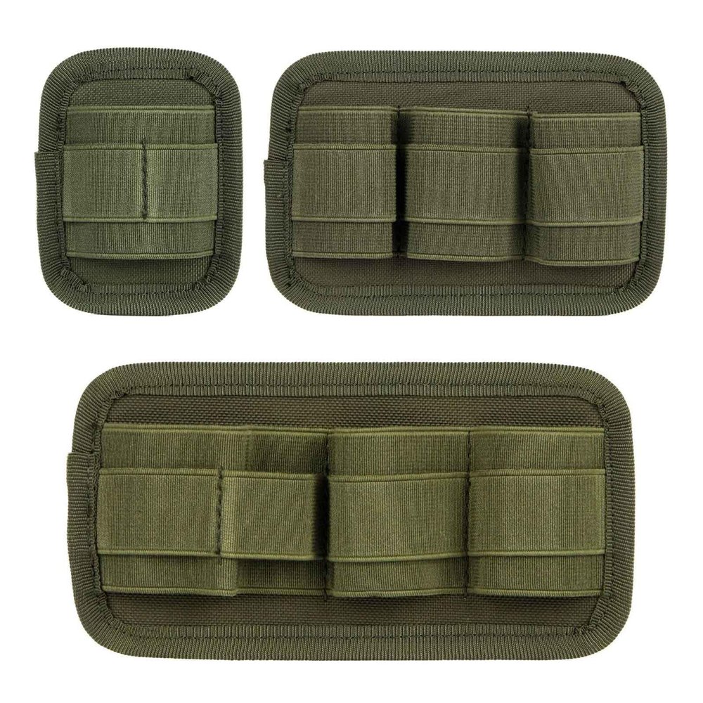 Tactical Backpack Insert Modular Organizers and Storage Pouch, 3 Piece EDC Elastic Bag Insert Pouch Panel Hook Backed Accessories Holder