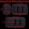 Tactical Backpack Insert Modular Organizers and Storage Pouch, 3 Piece EDC Elastic Bag Insert Pouch Panel Hook Backed Accessories Holder view 2