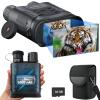 Nightiger Night Vision Binoculars High Resolution 6x5 Excellent Color Optics Built-in 6000mAh Rechargeable Batteries FHD Night Vision Goggles with Camera Night Vision Monocular Telescope Binoculars