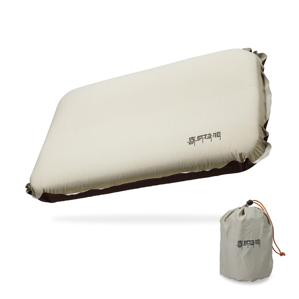  Himalaya Inflatable Camping Pillow Ultralight, Neck & Lumbar Support, Ergonomic, Washable, Portable Travel Pillow for Hiking Backpacking Pillow