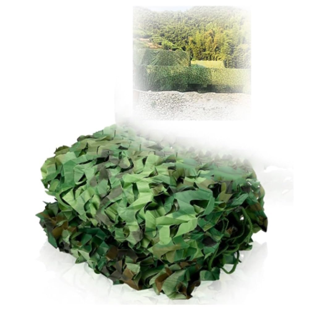 NILZA Army Camo Net Green Camouflage Netting Blinds 23 3x4 2x10 4x6 6x6 10x10m Oxford Fabric Hunting Shade Cover for Outdoor Sunshade Garden Camping Camo Netting(2x3(6.5x9.8ft))