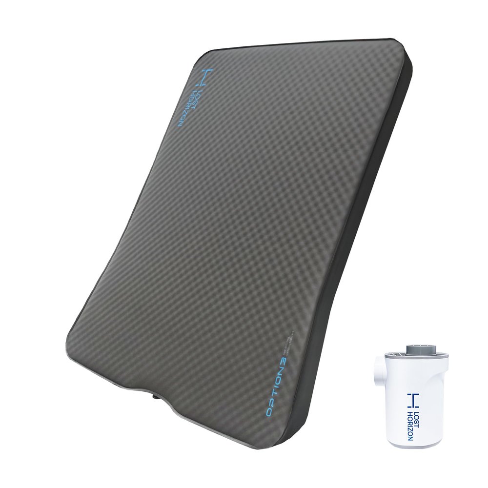 LOSTHORIZON Air& Foam Camping Mattress for CyberTruck, Self Inflating Sleeping Pad with Air Pump, R-Value 13, 4 Seasons Use