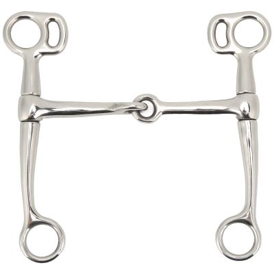 KJAOYU Equestrian Training Expertise - Stainless Steel Jointed Mouth Bit for Comfortable Horse Breaking and Training