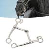 KJAOYU Equestrian Training Expertise - Stainless Steel Jointed Mouth Bit for Comfortable Horse Breaking and Training view 3