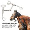 KJAOYU Equestrian Training Expertise - Stainless Steel Jointed Mouth Bit for Comfortable Horse Breaking and Training view 4
