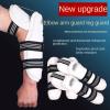 WIVKS Taekwondo Shin Protector Forearm Elbow Arm Guards, WT MMA Martial Arts Boxing Groin Protector Kickboxing Karate Sparring Muay Thi Training Match Gym for Men Women Kids (Elbow/Shin Sets,Large) view 4