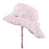 Tiny Twinkle Sun Protection Baby Flap Hat with UPF 50+ Sun Protection for Baby and Toddler Boys and Girls(Pink Daisy,9-18 Months) view 1