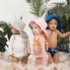Tiny Twinkle Sun Protection Baby Flap Hat with UPF 50+ Sun Protection for Baby and Toddler Boys and Girls(Pink Daisy,9-18 Months) view 3