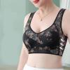 Ice Silk Lace Cooling Comfort Bra, Seamless Wireless Push up Bras for Older Women, Everyday Bras Blue view 3