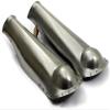 Steel Gladiator Style Greaves Medieval Leg Protection Leg Armor Set, Medium, Silver view 3