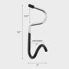 Kuyafenni Outdoor Lighting Hooks for Camping Tent lamp Hanger, Bird feeders, Garden Lights, trinkets ; Sturdy Pole Hook for Tent Light, Garden lightings, 3 Big Camping Lantern Hooks view 4