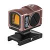 Tactical P-2 Advanced Compact Red Dot Reflex Sight, Reflex Hunting Optic Sight, 3.5MOA, Holographic Spotting Scope, with 1.54 Inch High Riser Mount, Fit 20mm Rail & Pistol Mount, Tan view 3