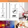 Professional Dancing Pole Portable Pole Dance Pole for Home, Adjustable Height Stripper Fitness Pole, Spinning Static Dancing Tube Kit, Professional Heavy-Duty Steel Pole(2.2m-2.7m(7.2ft-8.8ft)) view 2