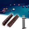 TIECHUINIUB Traditional Wall Mounted Billiard Cue Rack, Billiard Entertainment Accessories for Family, Snooker Pool Cue Rack Holds 6 Cues 33cmx7cmx2cm view 4