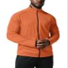 Zengjo Mens Zip Up Jacket Athletic(Orange,M) view 2