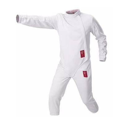 350N Fencing Uniform 3-Piece, Fencing Protective Suit, Fencing Gear, for Daily Training, for Left Handed Athlete(48#)