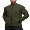 Zengjo Track Jacket Men Full Zip(Dark Olive,XL) view 2
