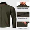 Zengjo Track Jacket Men Full Zip(Dark Olive,XL) view 4