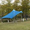 MiBoce Pop Up Beach Tent Sun Shelter, 210 * 210cm Portable Beach Tent Canopy, with 2 Iron Poles, Sand Shovel, Ground Pegs, Windproof Ropes, Waterproof Carry Bag, for Beach, Camping, Fishing, Outdoors view 1