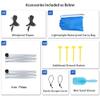 MiBoce Pop Up Beach Tent Sun Shelter, 210 * 210cm Portable Beach Tent Canopy, with 2 Iron Poles, Sand Shovel, Ground Pegs, Windproof Ropes, Waterproof Carry Bag, for Beach, Camping, Fishing, Outdoors view 3