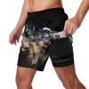 TAIZIYEAH Men's Beach Shorts American Flag Sports Beach Pants Swimwear Bathing Suits Board Shorts with Pocket Comfortable 2XL view 2