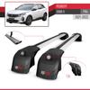 apline Compatible with Peugeot 3008 II (P84) Post-Facelift 2021-2023 ACE-2 Model Car Roof Rack Cross Bar Gray Aluminium 2 Bars view 4