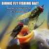 Bionic Fly Fishing Bait (20PCS) - 2024 New Trout Jigs Swimbaits Dry Flies Bass Fly Fishing Lures Kit, Saltwater  Freshwater Flies Spinner Swim Baits Fly Fishing Hook Panfish Lures Set (Green, 12mm) view 4